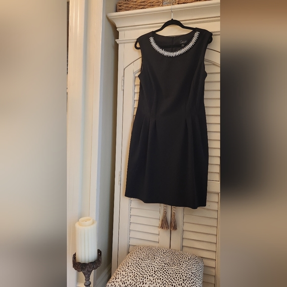 Festive,  Sexy, Lil Black Dress by Connected Apparel, Sz 12 - Picture 10 of 16